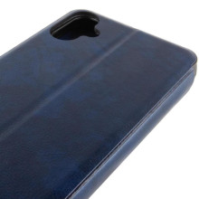 Кожаный чехол-книжка Belora для Samsung Galaxy A07 / A06 – Темно-синий