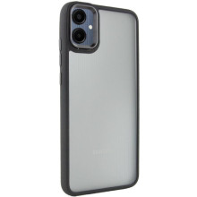 Чехол TPU+PC Lyon Frosted для Samsung Galaxy A07 – Черный