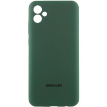 Чехол Silicone Cover Lakshmi Full Camera (AAA) with Logo для Samsung Galaxy A07 – Зеленый