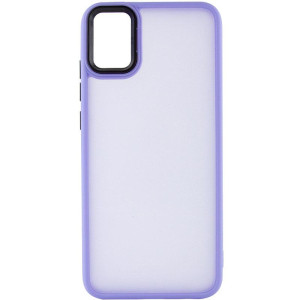 Чехол TPU+PC Lyon Frosted для Samsung Galaxy A08 / A07 4G – Фиолетовый