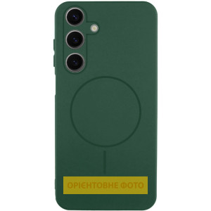 Чехол Silicone Cover Lakshmi Full Camera (AA) with Magnetic Fit для Samsung Galaxy A07 – Зеленый