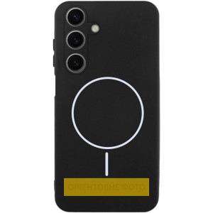 Чехол Silicone Cover Lakshmi Full Camera (AA) with Magnetic Fit для Samsung Galaxy A07 – Черный