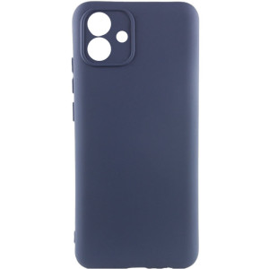 Чехол TPU GETMAN Liquid Silk Full Camera для Samsung Galaxy A08 / A07 4G / A07s – Синий