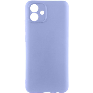 Чехол TPU GETMAN Liquid Silk Full Camera для Samsung Galaxy A08 / A07 4G / A07s – Сиреневый