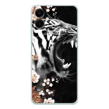 Чехлы с картинками животных Samsung Galaxy A07 (Стильный ТИГР)