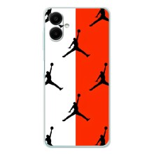 Чехлы для Samsung Galaxy A07 - с картинкой JORDAN (AlphaPrint) (Лого Джордан)