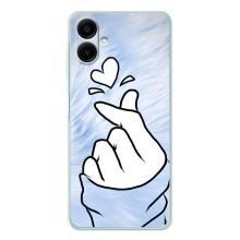 Чехлы (Знак сердечка) на Samsung Galaxy A07 – Сердечка знак