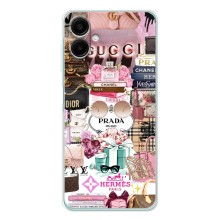 Чохол (Dior, Prada, YSL, Chanel) для Samsung Galaxy A07 (Брендb)