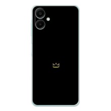 Чохол (Корона на чорному фоні) для Галаксі А07 (Міні корона)