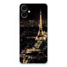 Чехол Эйфелева Башня для Samsung Galaxy A07 - (AlphaPrint) (Ночной Париж)