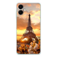 Чехол Эйфелева Башня для Samsung Galaxy A07 - (AlphaPrint) (Солнечная башня)