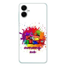 Чехол Амонг Ас для Samsung Galaxy A07 (AlphaPrint) (Яркий АмонгАс)