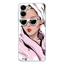 Чехол с картинкой Модные Девчонки Samsung Galaxy A07 – Девушка в халате