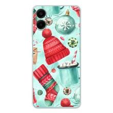Чехол Санта Клаус для Samsung Galaxy A07 – Одежда