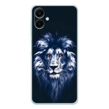 Чехол со Львом для Samsung Galaxy A07 (VPrint) (Синий Лев)