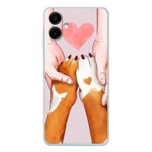 Чехол (ТПУ) Милые собачки для Samsung Galaxy A07 – Любовь к собакам