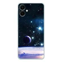 Чехол (ТПУ) с планетами на Samsung Galaxy A07 – Космический вид