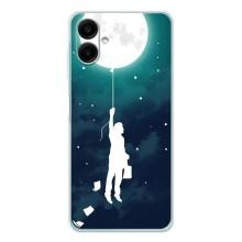 Чехол (ТПУ) с планетами на Samsung Galaxy A07 – To The moon