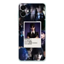 Чехлы Венсдей на Samsung Galaxy A07 Уэнсдей (AlphaPrint) (коллаж Уэнздей)