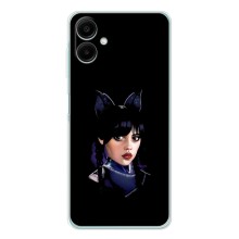 Чехлы Венсдей на Samsung Galaxy A07 Уэнсдей (AlphaPrint) (серьезная Уэнздей)