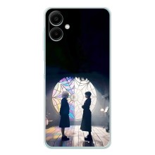 Чехлы Венсдей на Samsung Galaxy A07 Уэнсдей (AlphaPrint) (Уэнздей и Инид)