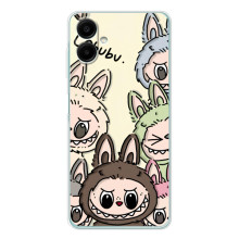 Чехол с Лабубу на Samsung Galaxy A07 – Коллаж Лабубу