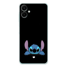 Чохол з принтом Стіч на Samsung Galaxy A07 (Стіч на чорному)