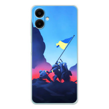 Чохол з українським воїном на Samsung Galaxy A07 – Український прапор