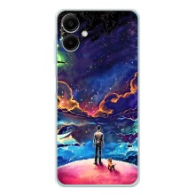 Космические Чехлы для Гелекси А07 (VPrint) (Галактический вид)