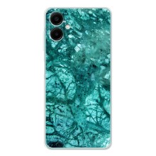 Мраморный чехол на Samsung Galaxy A07 (VPrint) (Зеленый мрамор)