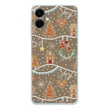 Новогодние, Праздничные Чехлы для Samsung Galaxy A07 - 2024 год (Новогодние пряники)