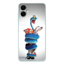 Силиконовый чехол с принтом Зоотрополіс для Samsung Galaxy A07 – Змея Зоо
