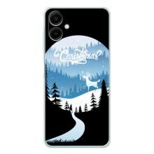 Силиконовый бампер на рождество для Samsung Galaxy A07 – Рождественский Олень