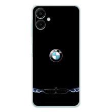 Силіконовий бампер з картинкою машини на Samsung Galaxy A07 – Чорний BMW