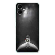 Силиконовый Чехол с принтом "Космонавты" на Samsung Galaxy A07 – Космонавт романтик