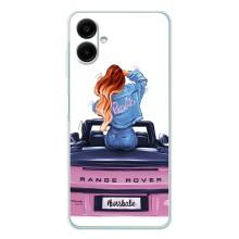 Силиконовый Чехол на Samsung Galaxy A07 с картинкой Стильных Девушек (Девушка на машине)