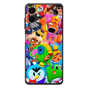 Силиконовый Чехол на Samsung Galaxy A07s с картинкой Brawl Stars