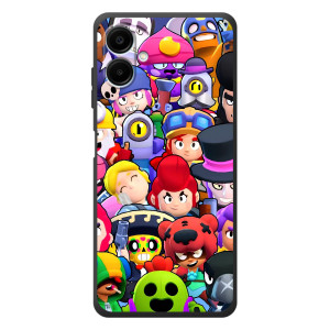 Силиконовый Чехол на Samsung Galaxy A07s с картинкой Brawl Stars – Персонажи