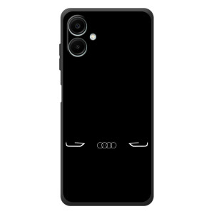 Силиконовый бампер с картинкой машины на Samsung Galaxy A07s (Силует Audi)