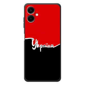 Чехлы УПА (Красно-Чёрный) на Samsung Galaxy A08 – Украина УПА