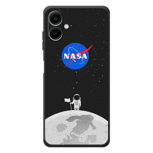 Силіконовый бампер з принтом "Наса" на Samsung Galaxy A08 – Космонавт NASA