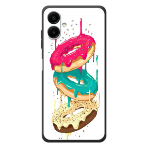 Чехол с изображением  вкусной еды для Samsung Galaxy A08 – Сочные пончики