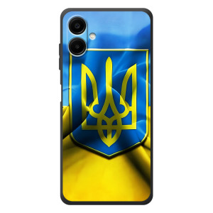 Чехол с картинкой (Патриотический ГЕРБ) на Samsung Galaxy A08 – Герб и Флаг Украины