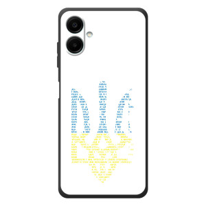 Чехол с украинским гербом на Samsung Galaxy A08 – Герб с гимном Украины