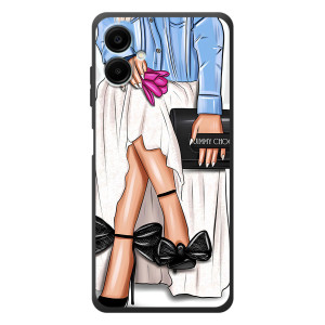 Силіконовый Чохол на Samsung Galaxy A08 з картинкой Модных девушек (Мода)