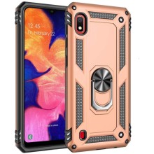 Ударопрочный чехол Serge Ring for Magnet для Samsung Galaxy A10 (A105F) – Золотой