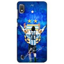 Чехлы для Samsung Galaxy A10 2019 (A105F) (Leo чемпион) (AlphaPrint) – Месси сборная