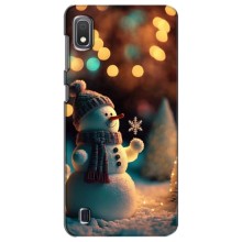 Чехлы на Новый Год Samsung Galaxy A10 2019 (A105F) – Снеговик праздничный