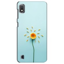 Чехлы с Цветами для Samsung Galaxy A10 2019 (A105F) (VPrint) (Желтый цветок)