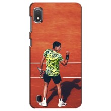 Чехлы с принтом Спортивная тематика для Samsung Galaxy A10 2019 (A105F) – Алькарас Теннисист